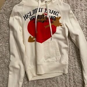 Helmut Lang Valentine Heart hoodie